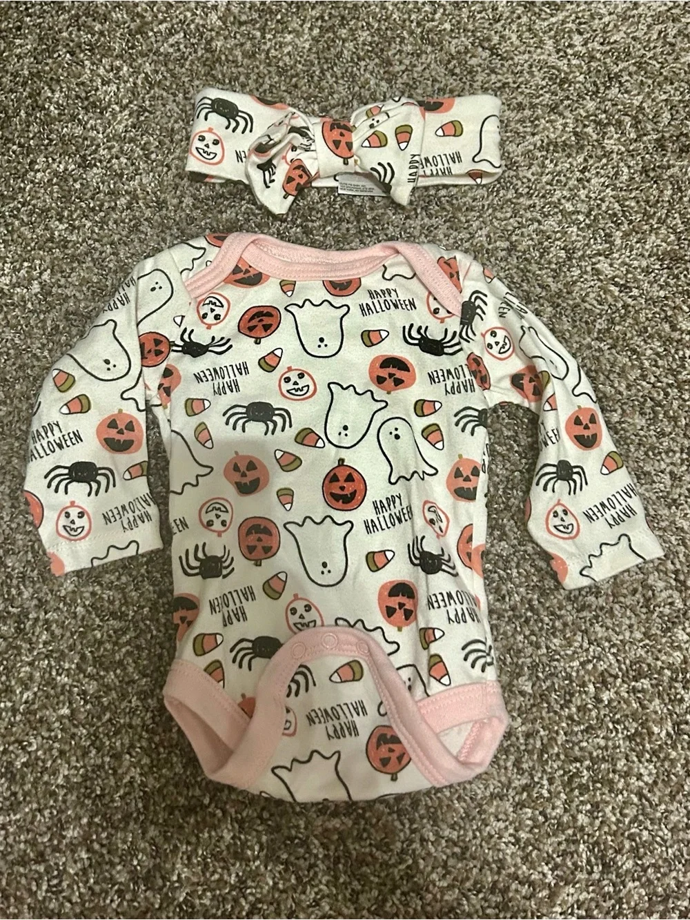 Halloween/fall baby clothes- 0-3 Months bundle